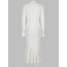 ABITO MIDI IN MAGLIA POINTELLE