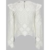 TOP IN CROCHET CON INSERTI IN PIZZO