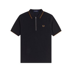 POLO CON ZIP E LOGO
