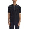 POLO CON ZIP E LOGO