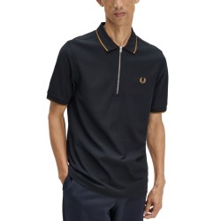 POLO CON ZIP E LOGO