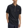 POLO CON ZIP E LOGO