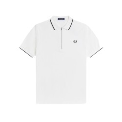 POLO CON ZIP E LOGO