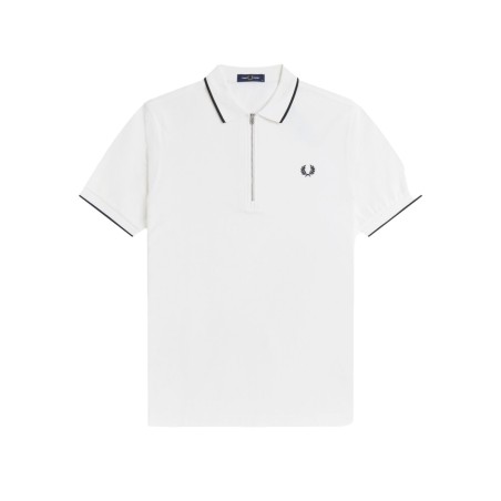 POLO CON ZIP E LOGO