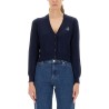 CARDIGAN WITH EMBROIDERED LOGO
