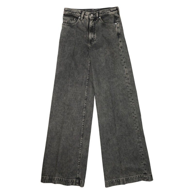 JEANS AMPIO IN COTONE