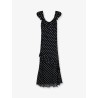 Polka-dots viscose dress