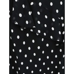 Polka-dots viscose dress