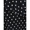 Polka-dots viscose dress