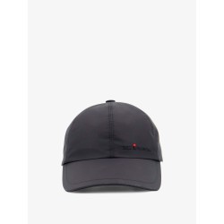 Nylon hat with embroidered logo on the front