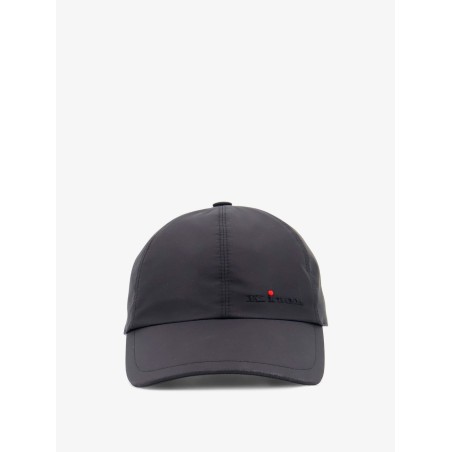 Nylon hat with embroidered logo on the front