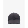 Nylon hat with embroidered logo on the front