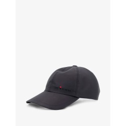 Nylon hat with embroidered logo on the front