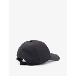 Nylon hat with embroidered logo on the front