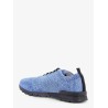 Knitted fabric sneakers with embroidered logo