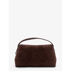 T-lock suede handbag