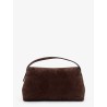 T-lock suede handbag