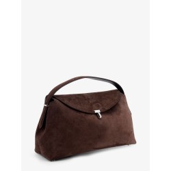 T-lock suede handbag