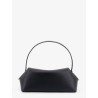 T-Lock Hammered Leather Shoulder Bag