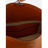 T-Lock hammered leather shoulder bag