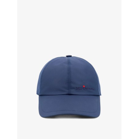 Nylon hat with embroidered logo on the front