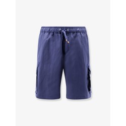 Linen and cotton shorts