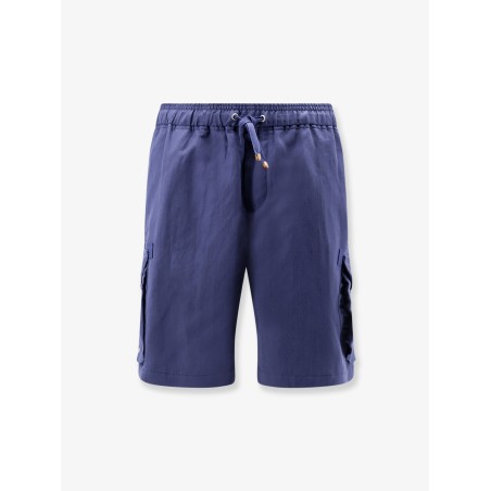 Linen and cotton shorts