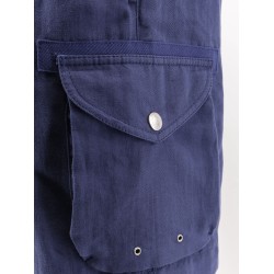Linen and cotton shorts