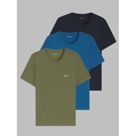 SET DA TRE T-SHIRT INTIME IN COTONE