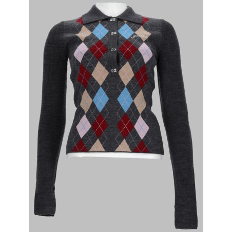 MAGLIA POLO A ROMBI