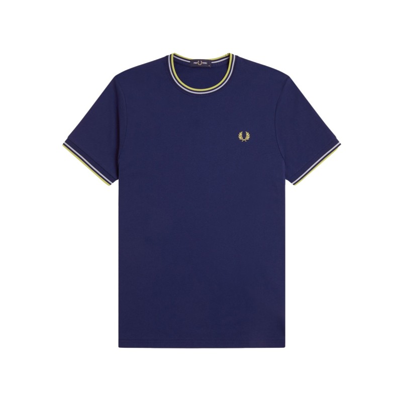 T-SHIRT CON DOPPIA RIGA