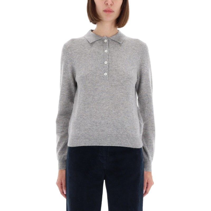 CASHMERE POLO SHIRT