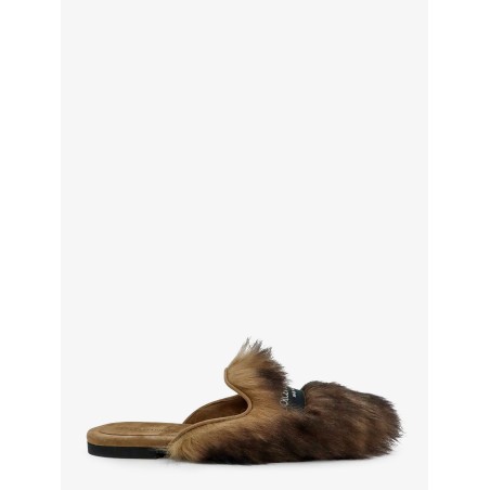 Sandali in montone e suede
