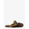 Sandali in montone e suede