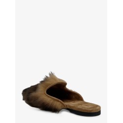 Sandali in montone e suede