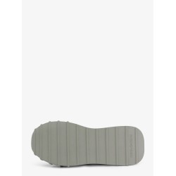Sneakers in nylon e suede con logo DG con strass