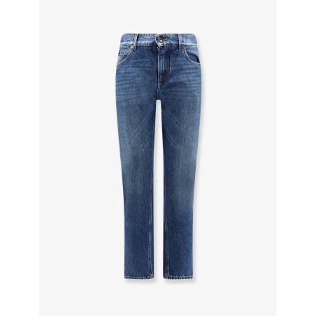Blue denim jeans