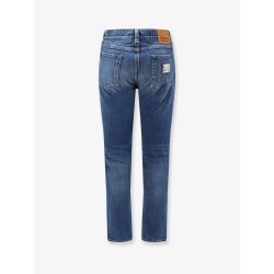 Blue denim jeans