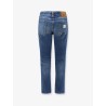 Blue denim jeans