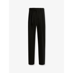 Virgin wool trousers with frontal pinces