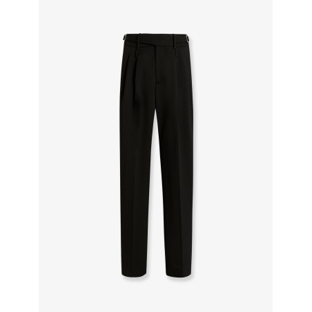 Virgin wool trousers with frontal pinces