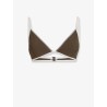 Nylon bikini top with Monile details