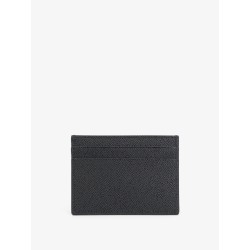 Hammered leather card holder