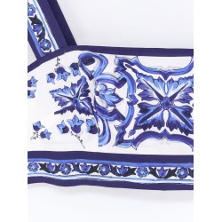 Cotton top with Maiolica print