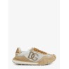 Nylon and suede sneakers with rhinestone DG logo
