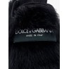 Sheepskin and suede sandals