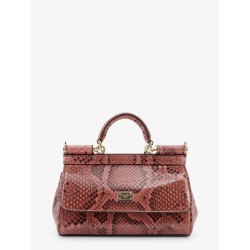 Sicily shiny python mini handbag