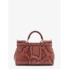 Sicily shiny python mini handbag