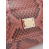 Sicily shiny python mini handbag
