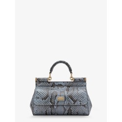 Sicily shiny python mini handbag